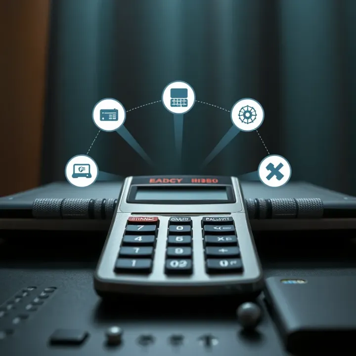 Diagram showing applications of binary calculators in education and computer science