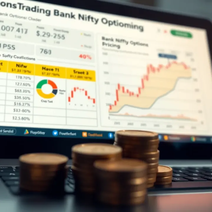 Chart illustrating key components and factors affecting Bank Nifty options pricing
