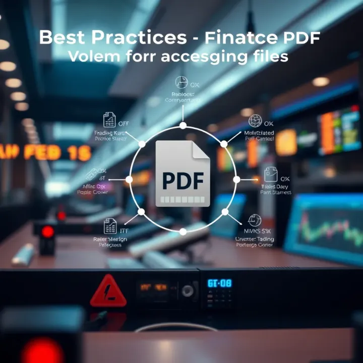 Diagram illustrating common challenges and best practices for generating reliable and accessible PDF documents from binary files