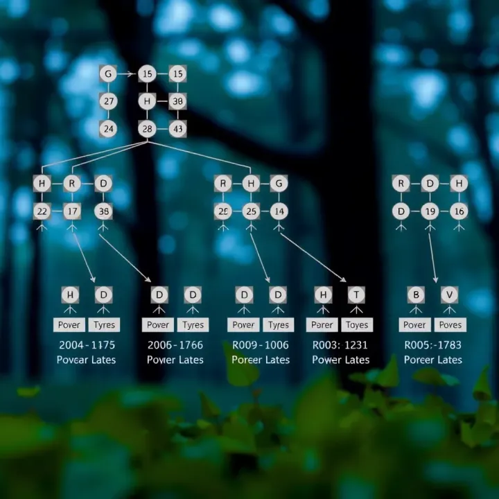 Illustration of various special binary tree types demonstrating different node arrangements and traversal paths