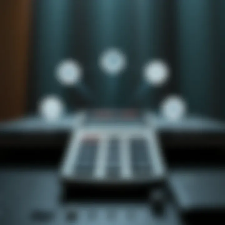 Diagram showing applications of binary calculators in education and computer science