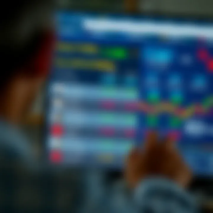 Feature Comparison of Leading Paper Trading Applications Comparison of features and benefits of top paper trading applications displayed on a digital screen
