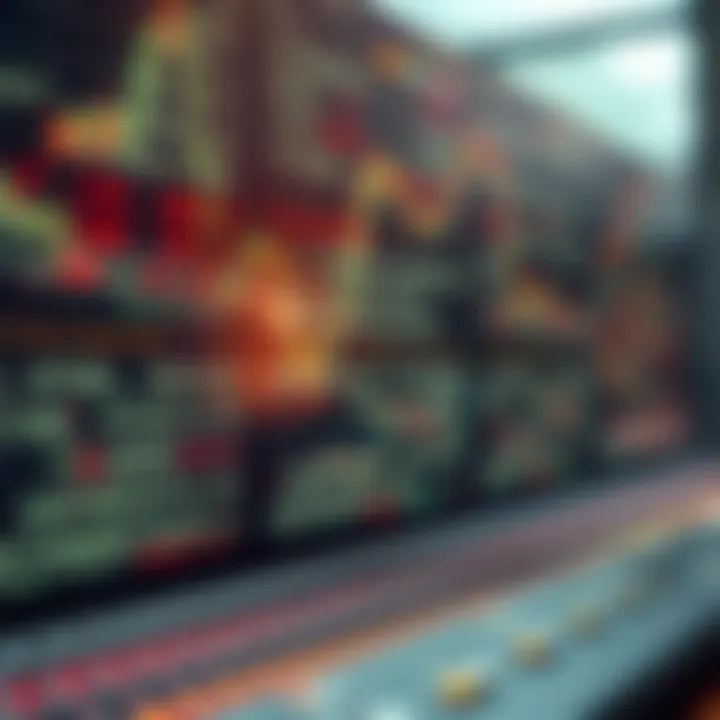 Visual representation of error detection and correction techniques in binary data transmission