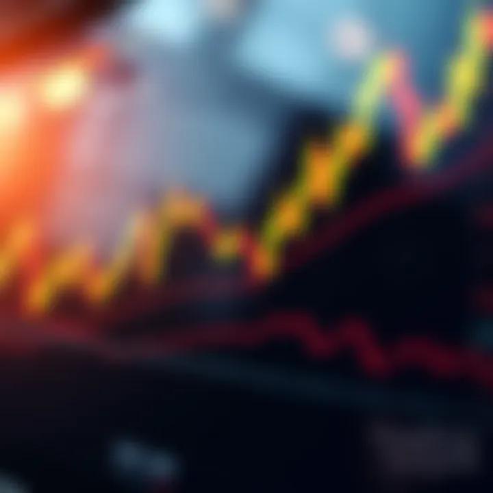 Illustration showing how candlestick patterns indicate market reversals and continuations