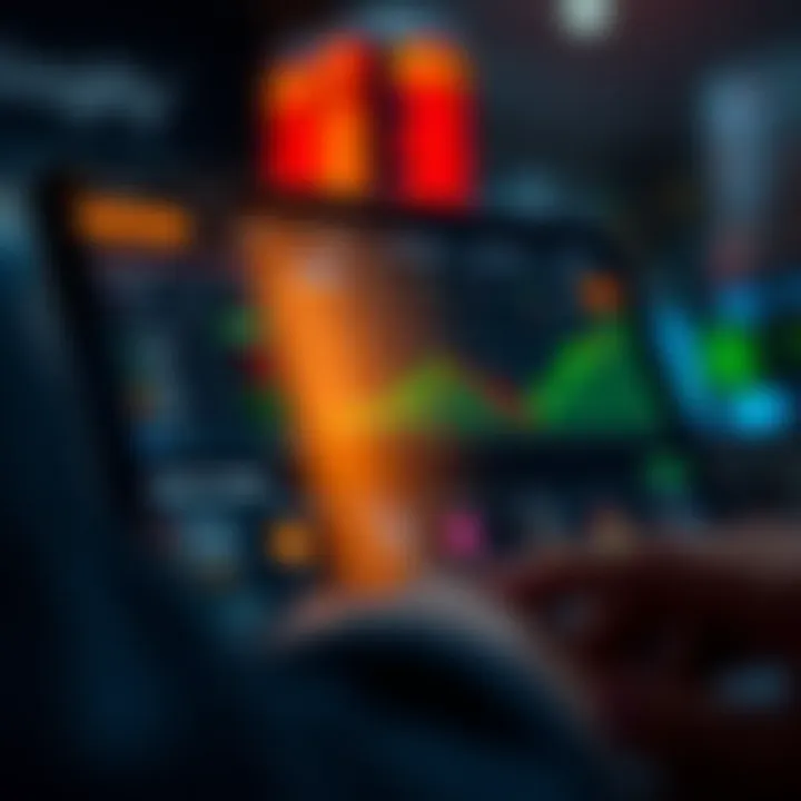 User interface showcasing key features of a top Indian stock trading application