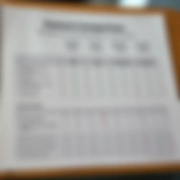 Comparison chart highlighting fees, security measures, and features of top trading apps in India