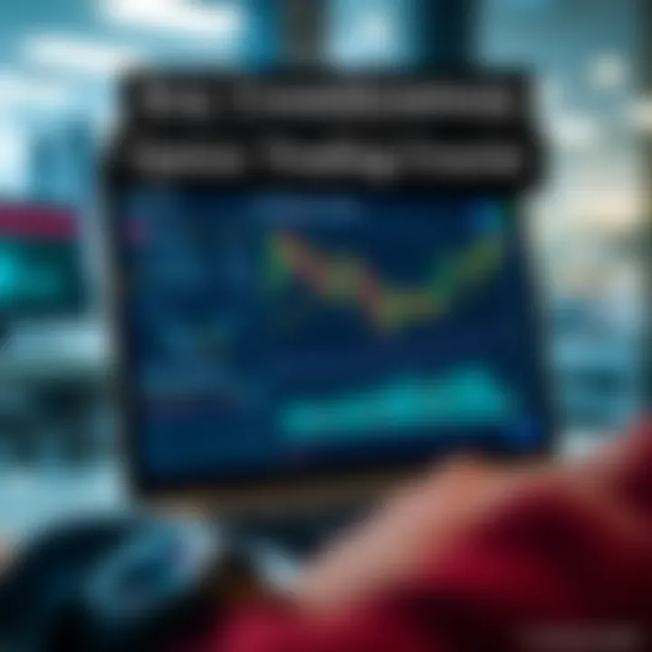 Illustration showing key factors to consider when selecting an options trading course online in India