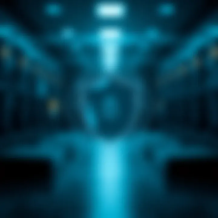 Illustration of a shield symbol representing strong security and regulatory compliance for trading apps