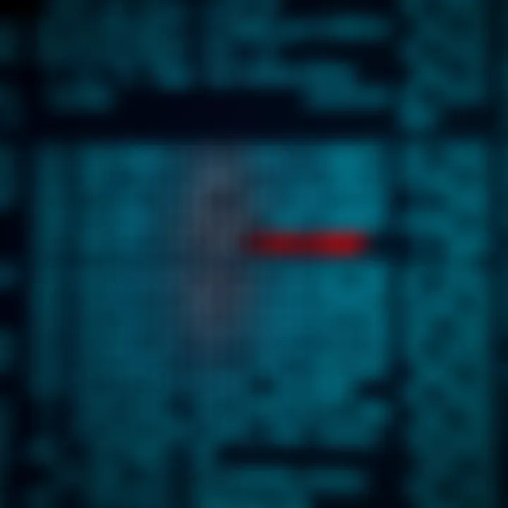 Graphic showing the divide-and-conquer method used in binary search on a sorted array