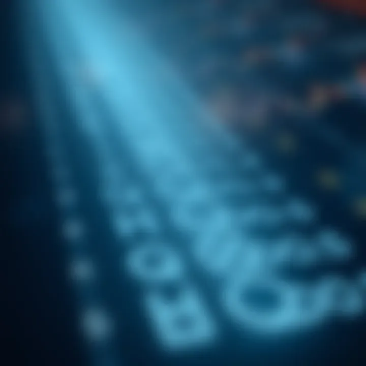 Diagram illustrating linear search algorithm scanning elements sequentially in a list