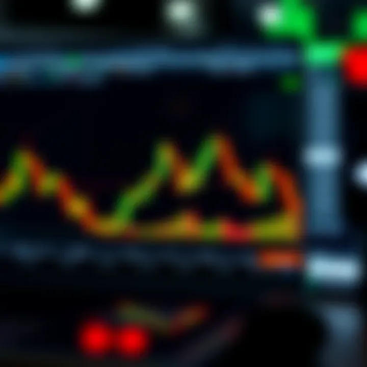 Illustration showing a bullish engulfing candlestick pattern indicating potential market reversal