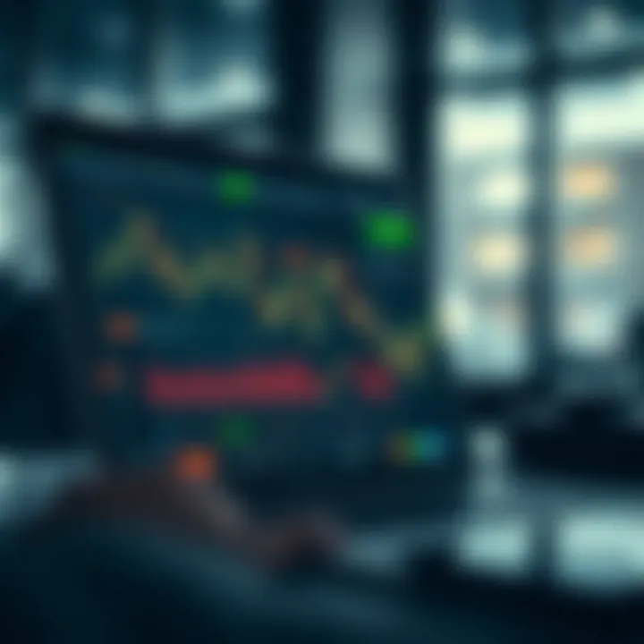 User interface displaying key features of leading trading application