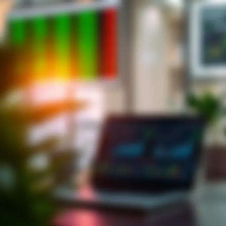 Comparison of features in popular demo trading apps with graphs and interactive dashboards