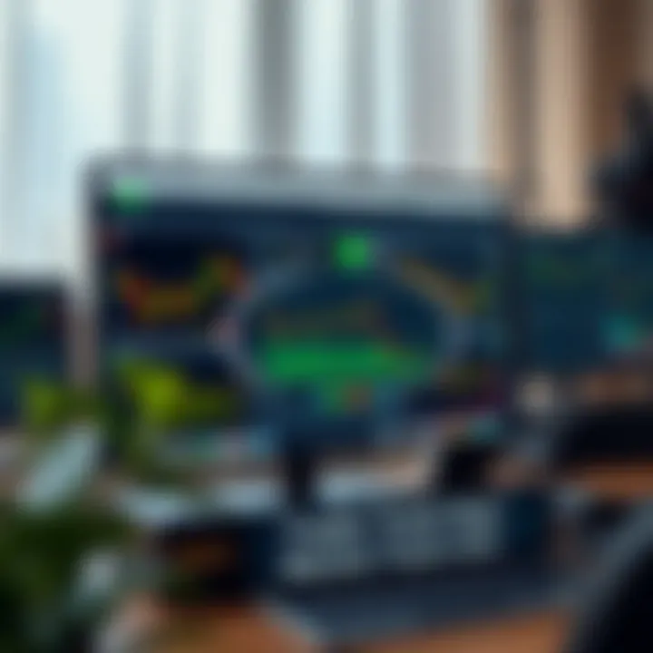 A collection of various online trading platforms and tools displayed on a computer screen