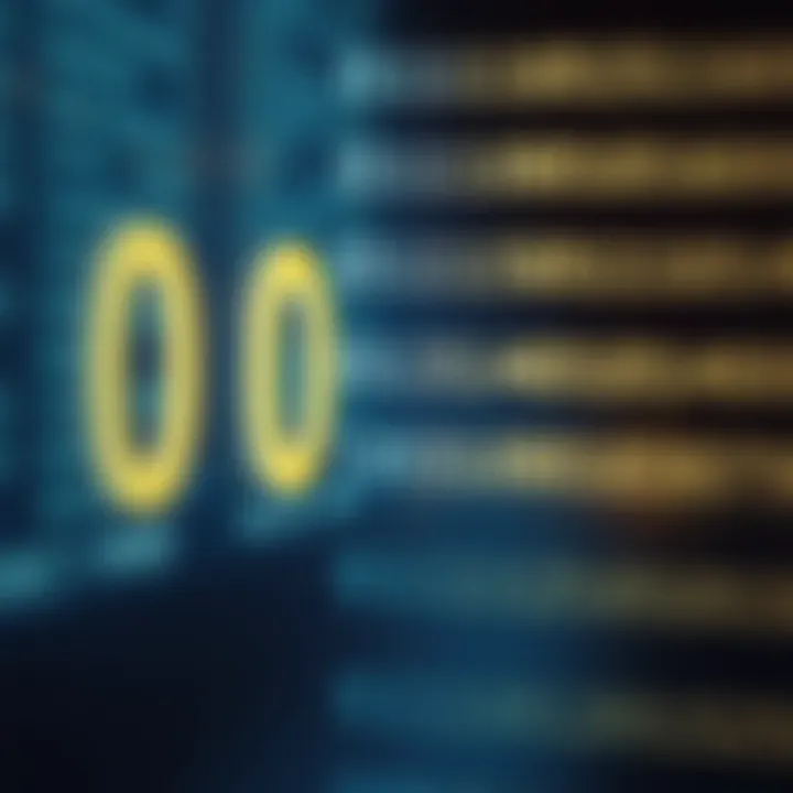 Visual representation of binary addition algorithms in digital computing
