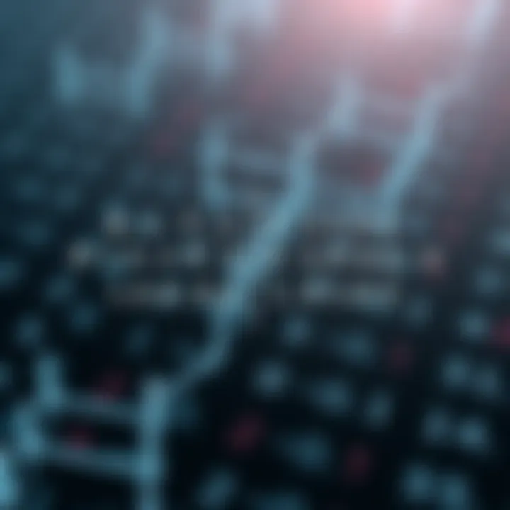 Diagram illustrating binary search algorithm dividing a sorted array to locate a target value
