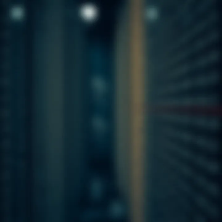 Binary Search Algorithm Visualization Illustration showing the division of a sorted list in half repeatedly during a binary search