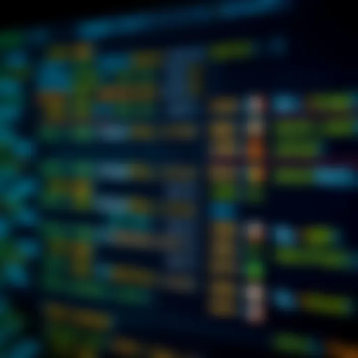 Graphical representation of different binary search outcomes in various programming languages