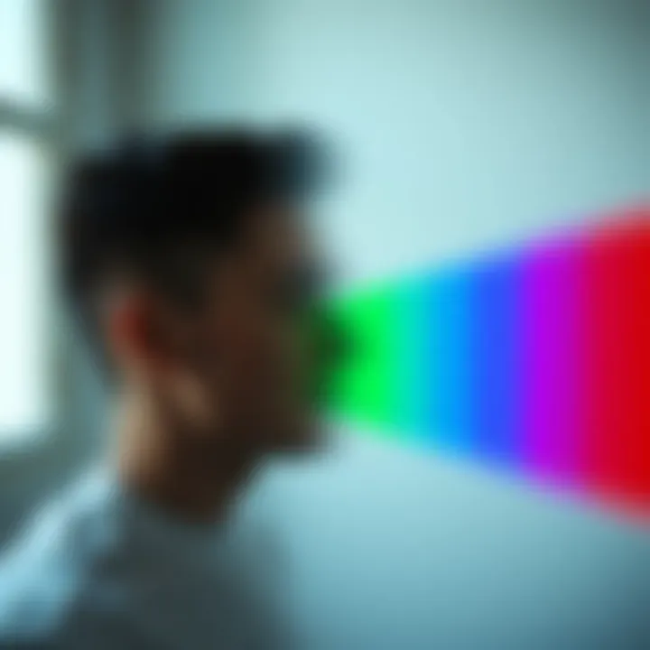 Abstract representation of a spectrum blending various colors symbolizing non-binary concepts beyond traditional dualities