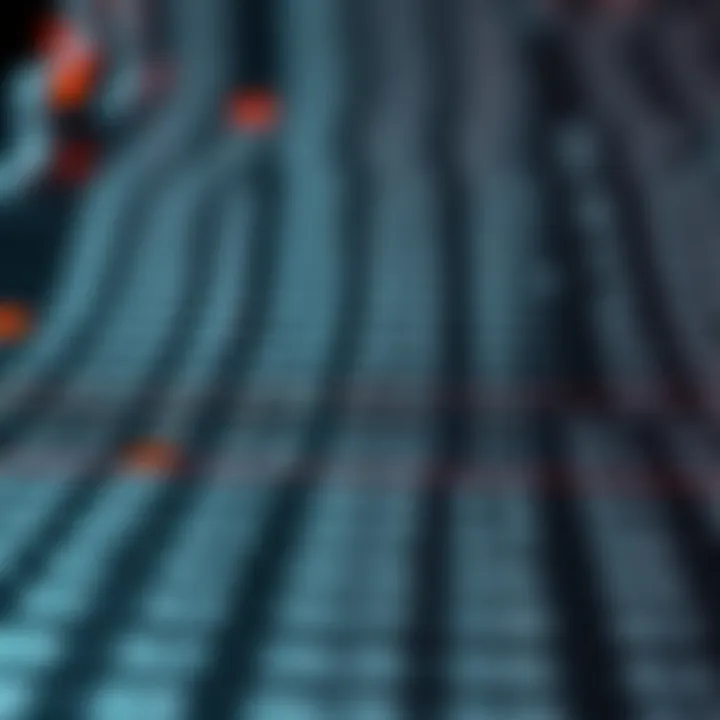 Illustration showing binary search dividing a sorted list to locate a target efficiently