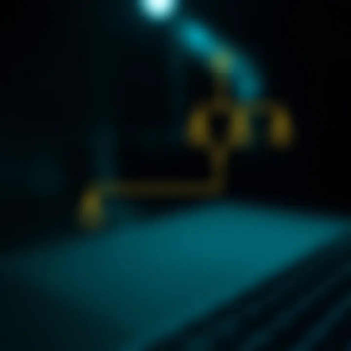 Diagram of a binary tree highlighting nodes visible from the left side perspective