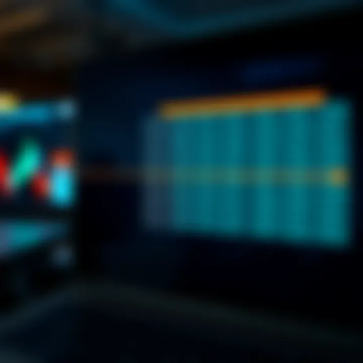 Diagram illustrating linear search algorithm scanning through unsorted data sequentially