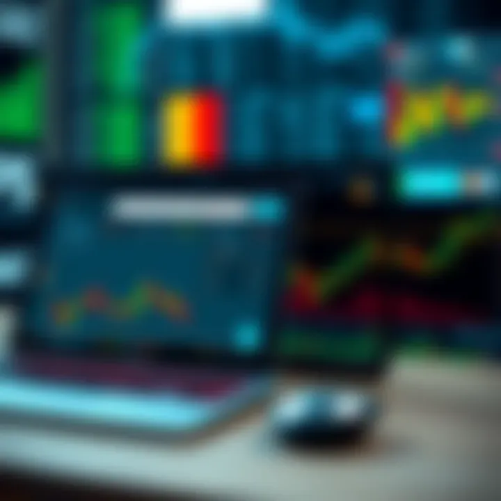 Mock Trading App Dashboard with Educational and Simulation Tools Dashboard of a mock trading app highlighting learning tools and market simulation features