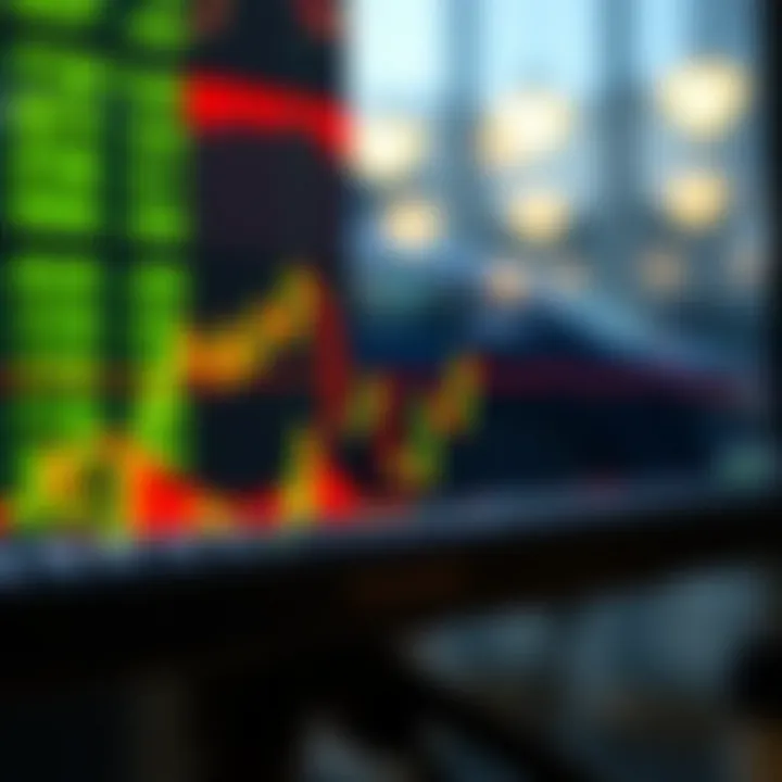 Bearish Momentum Candlestick Pattern Indicating Market Reversal Candlestick chart illustrating bearish momentum pattern signaling downward market sentiment