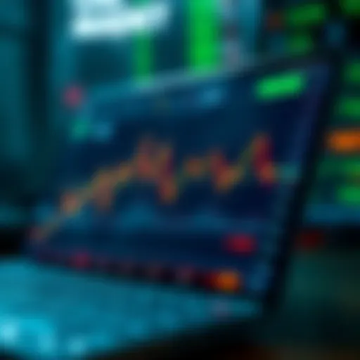 Real-Time Market Data on Oil Trading Application User interface of an oil trading app displaying real-time oil price charts and market data