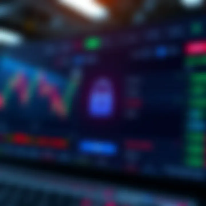 Security features of an oil trading platform showing encryption and secure login options