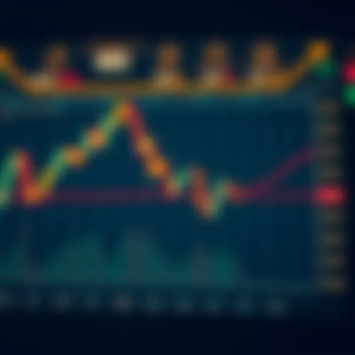 Diagram illustrating bearish candlestick pattern reflecting possible market decline