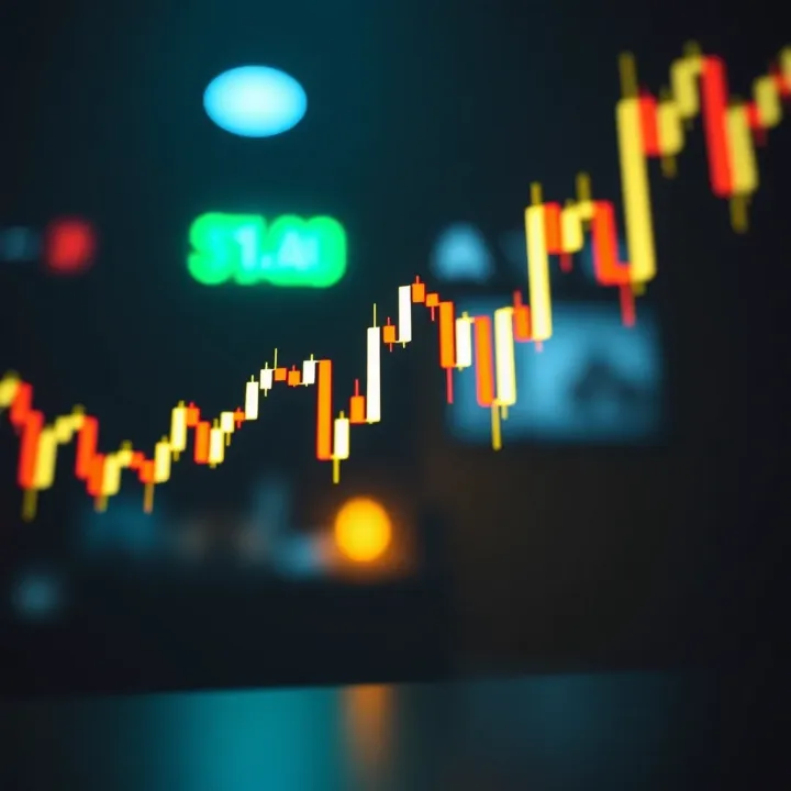 Bullish candlestick chart showing classic engulfing pattern indicating potential market uptrend