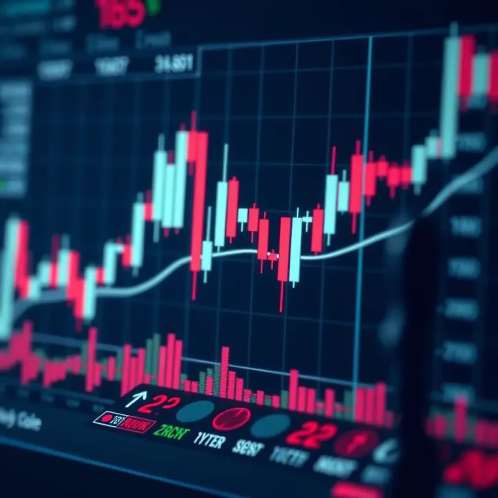 Detailed view of key candlestick formations combined to signal potential trading opportunities