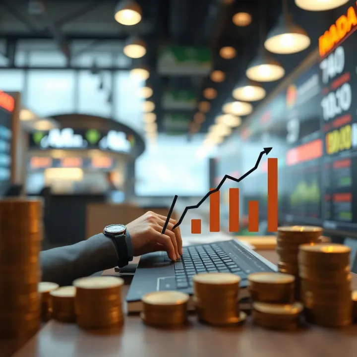 Graph illustrating strategies for maximizing stock market returns in Indian investments