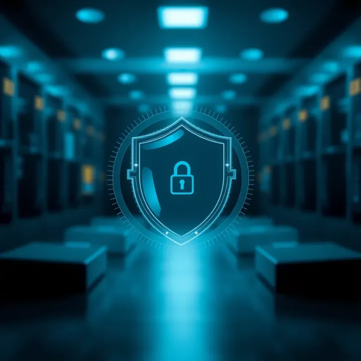 Illustration of a shield symbol representing strong security and regulatory compliance for trading apps