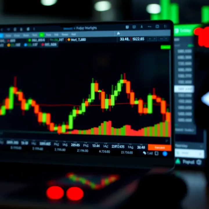 Illustration showing a bullish engulfing candlestick pattern indicating potential market reversal