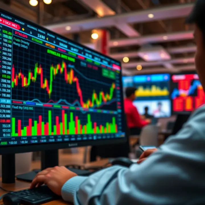 Illustration of cost-saving strategies for intraday traders focusing on brokerage fees and trading efficiency