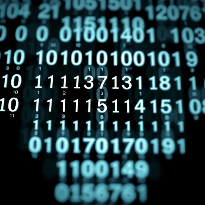 Visual representation of binary number system with bits labeled and their positional values