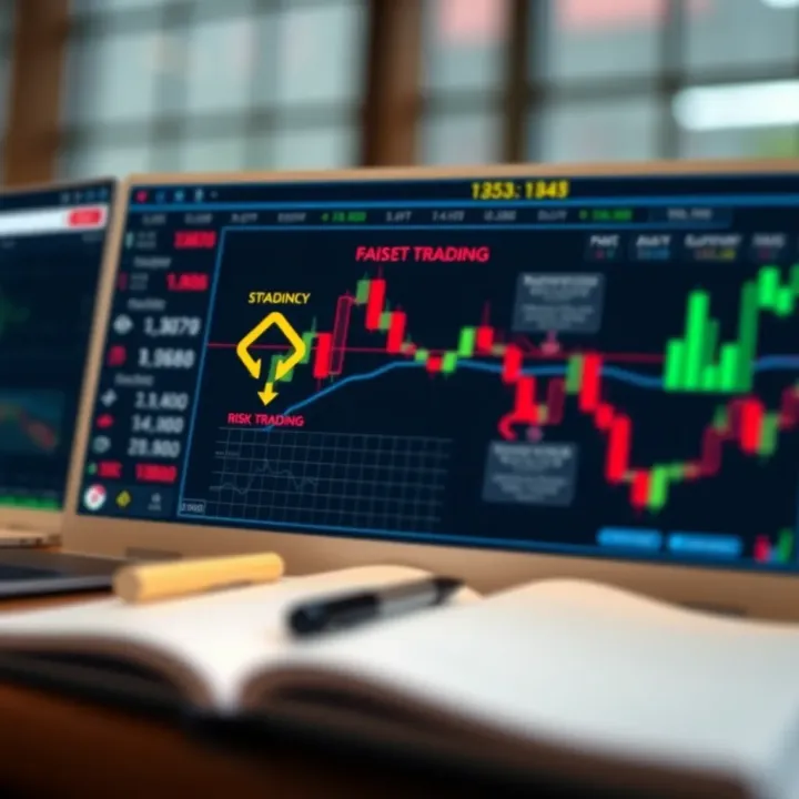 Diagram illustrating key strategies and risk management techniques for intraday trading