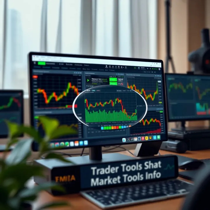 A collection of various online trading platforms and tools displayed on a computer screen