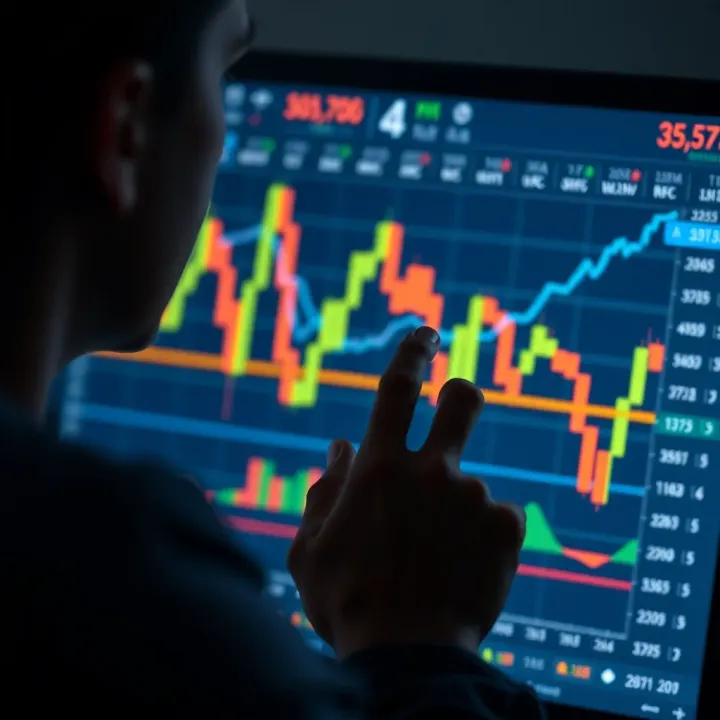 Visual guide showing how to identify and interpret key chart patterns for predicting market trends
