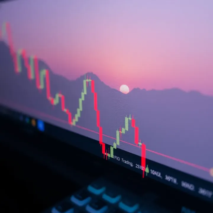 Bearish Engulfing Pattern Signaling Market Reversal Chart showing a bearish engulfing candlestick pattern indicating potential market reversal downward