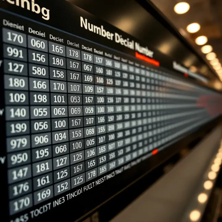 Conversion Techniques Between Decimal and Binary Numbers Chart showing conversion principles between decimal and binary formats with example calculations