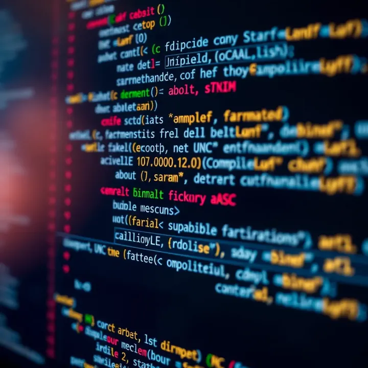 Code snippet showing binary search function implementation in C with comments