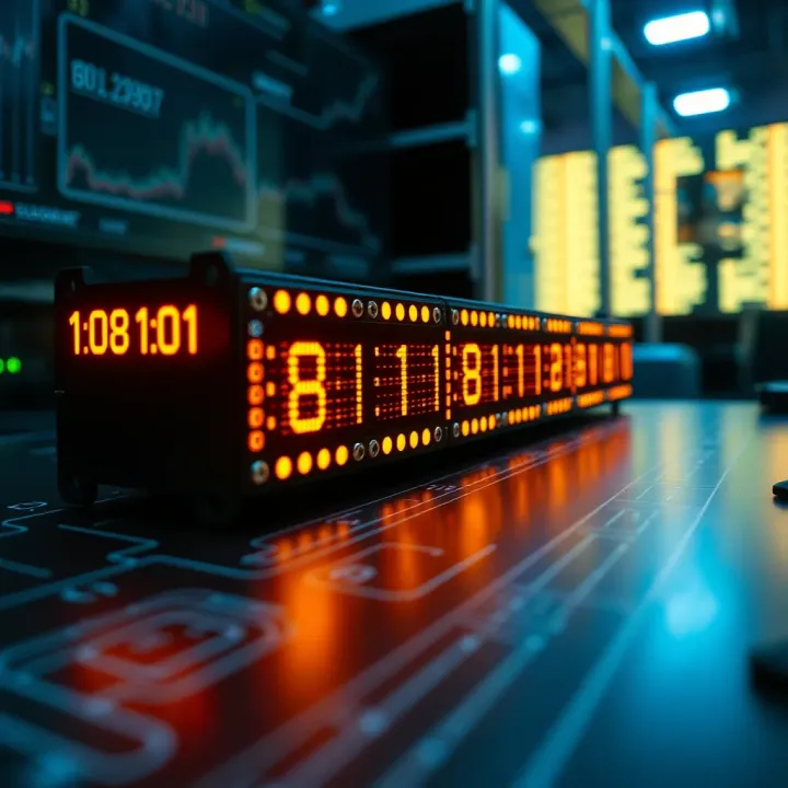 Visual representation of logic gates used in binary arithmetic and digital circuit operations