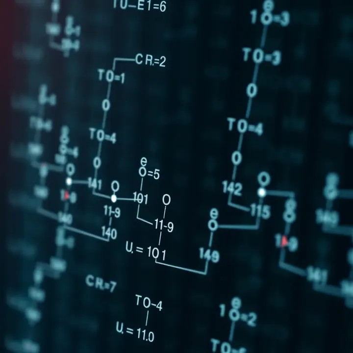 Visual representation of binary tree traversal showing nodes visited in order