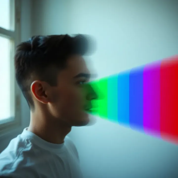 Abstract representation of a spectrum blending various colors symbolizing non-binary concepts beyond traditional dualities