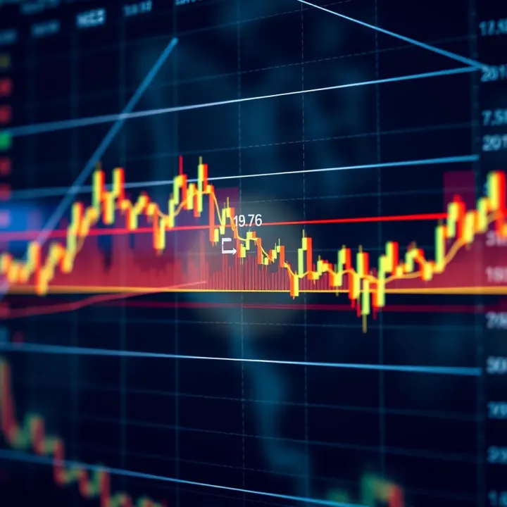 Head and Shoulders Pattern Indicating Market Reversal A line chart illustrating a head and shoulders pattern signaling a possible reversal in the price trend