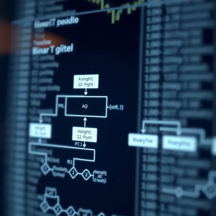 Flowchart depicting algorithm steps to calculate the height of a binary tree