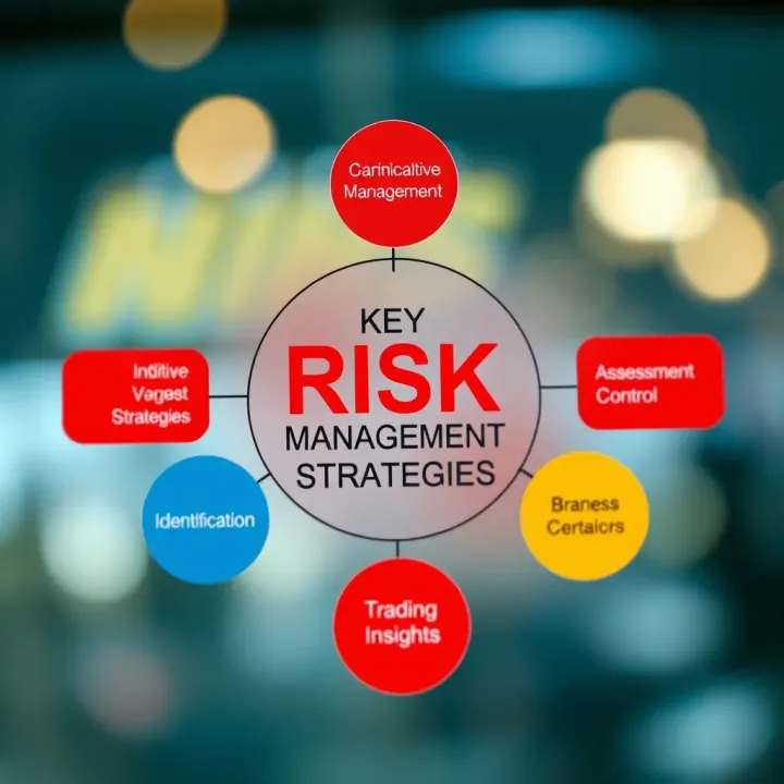 Diagram illustrating different risk management strategies including identification, assessment, and control